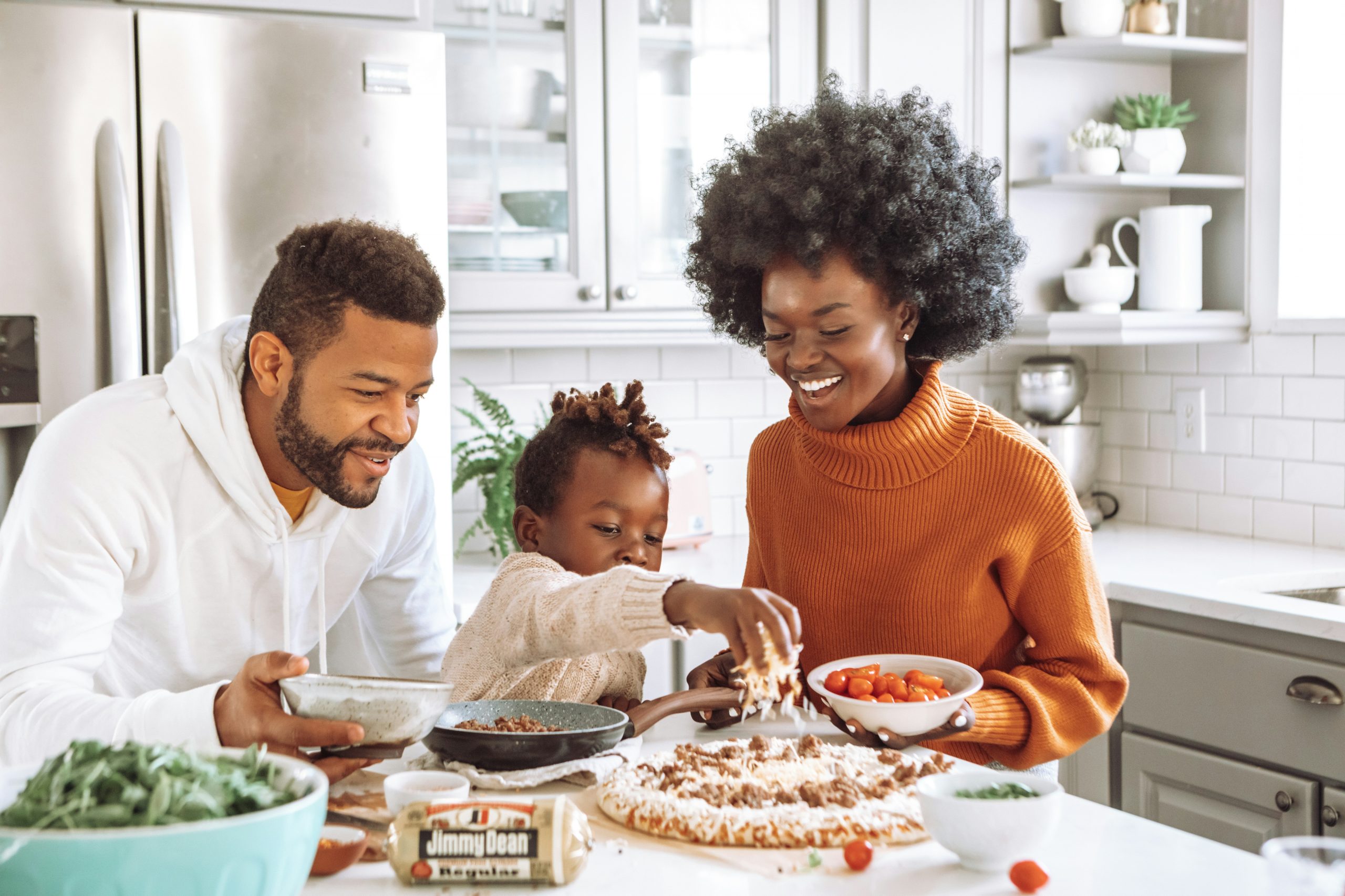 family cooking 